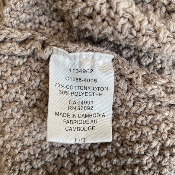 𝅺HILARY Radley oatmeal colour cowl neck knit sweater ribbed hem - Picture 6 of 8